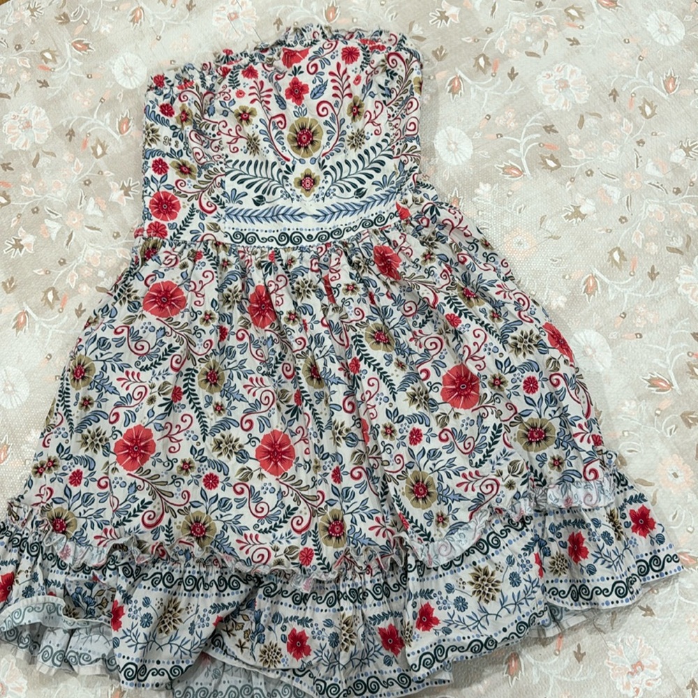 Strapless Anthropologie Dress